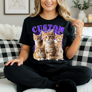 create your own cat or any pets 90s bootleg Tri-Blend shirt