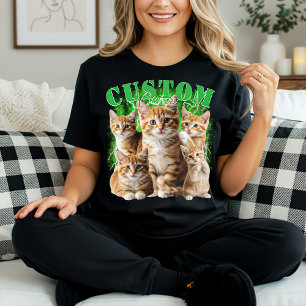create your own cat or any pets 90s bootleg Tri-Blend shirt