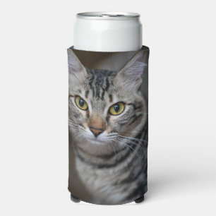 Create Your Own Cat Pet Photo Custom Picture Seltzer Can Cooler