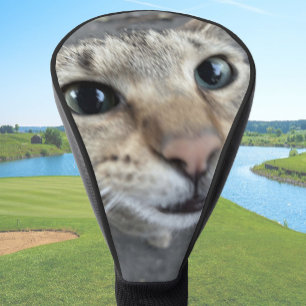 Create Your Own Cat Photo Personalised Golf Head Cover
