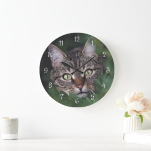 Create Your Own Cat Photo Round Wall Clock
