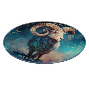 Create Your Own Celestial Aries Glass Altar Board