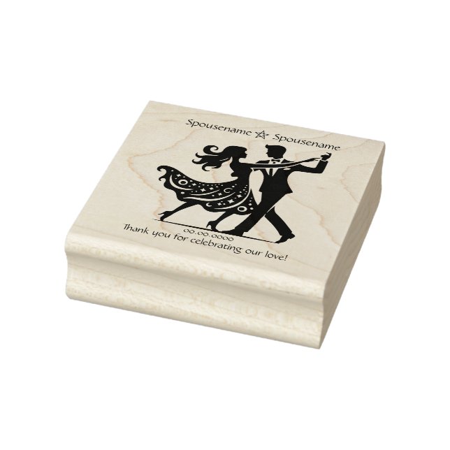 Create Your Own Celestial Dance Handfasting Thanks Rubber Stamp (Stamp)