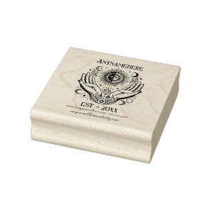 Create Your Own Celestial Divination Seer Hands Rubber Stamp