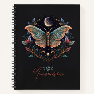 Create Your Own Celestial Garden Lunar Moth Notebook