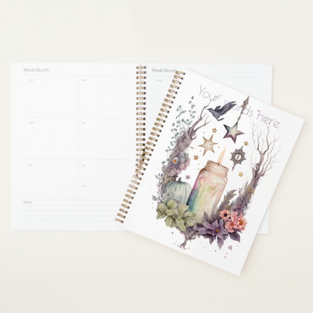 Create Your Own Celestial Gothic Autumn Planner (Display)