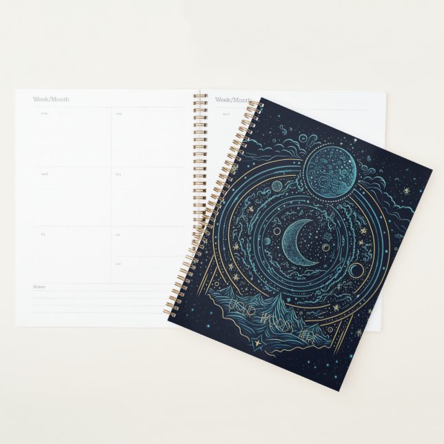 Create Your Own Celestial Moons & Mountains Planner (Display)