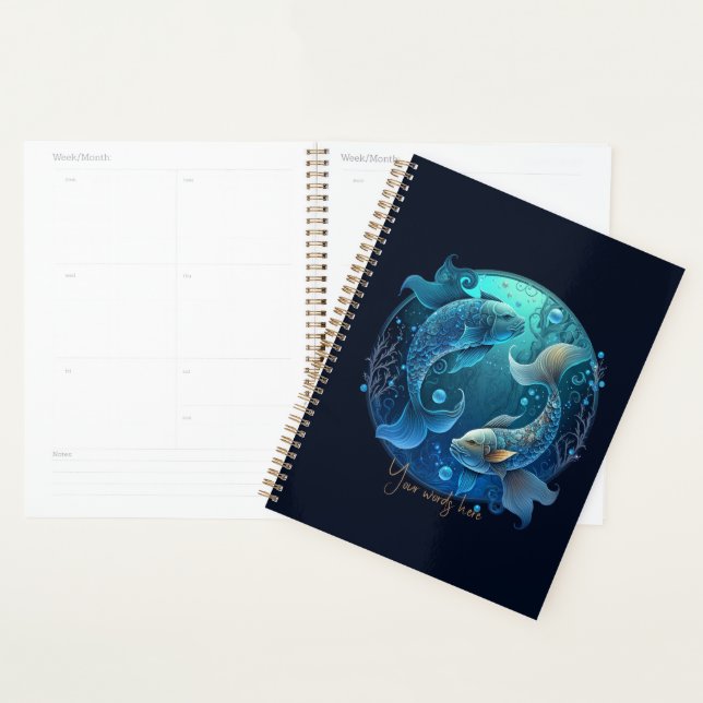 Create Your Own Celestial Pisces Zodiac Planner (Display)