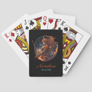 Create Your Own Celestial Sagittarius Zodiac Playing Cards