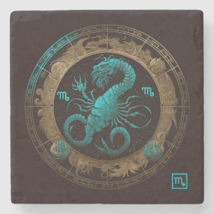 Create Your Own Celestial Scorpio Stone Coaster
