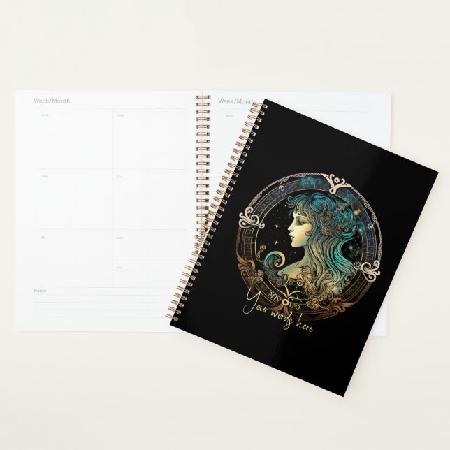 Create Your Own Celestial Virgo Zodiac Planner (Display)