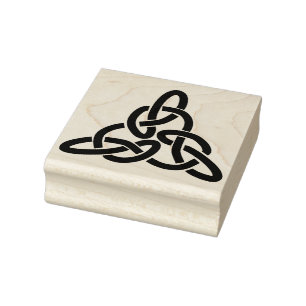 Create Your Own Celtic Knot Triangle Rubber Stamp