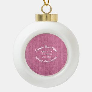 Create Your Own Ceramic Ball Christmas Ornament