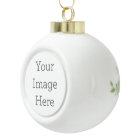 Create Your Own Ceramic Ball Ornament (Tree)