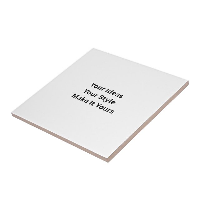 Create Your Own Ceramic Tile, Small Tile (Side)