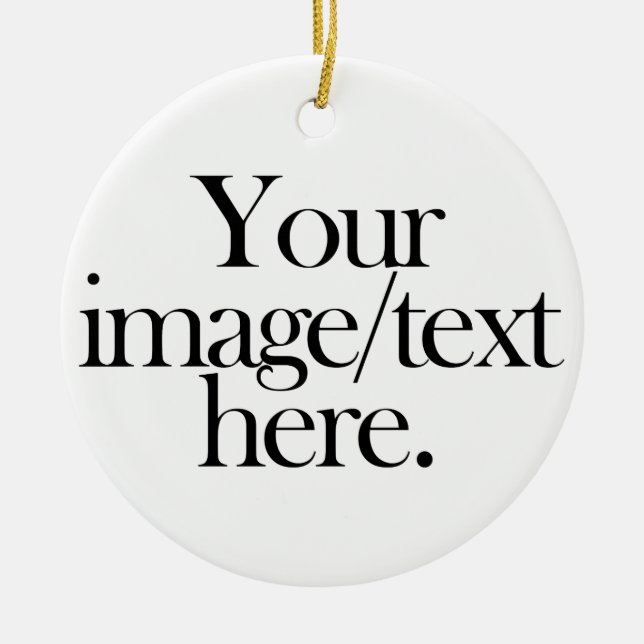 Create Your Own Ceramic Tree Decoration (Front)