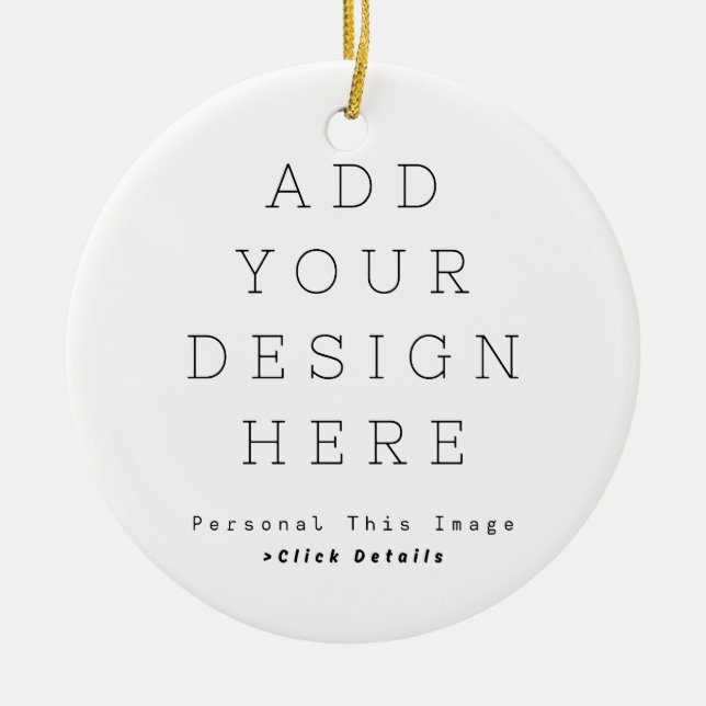 Create Your Own  Ceramic Tree Decoration (Front)