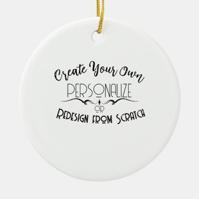 Create Your Own Ceramic Tree Decoration (Front)