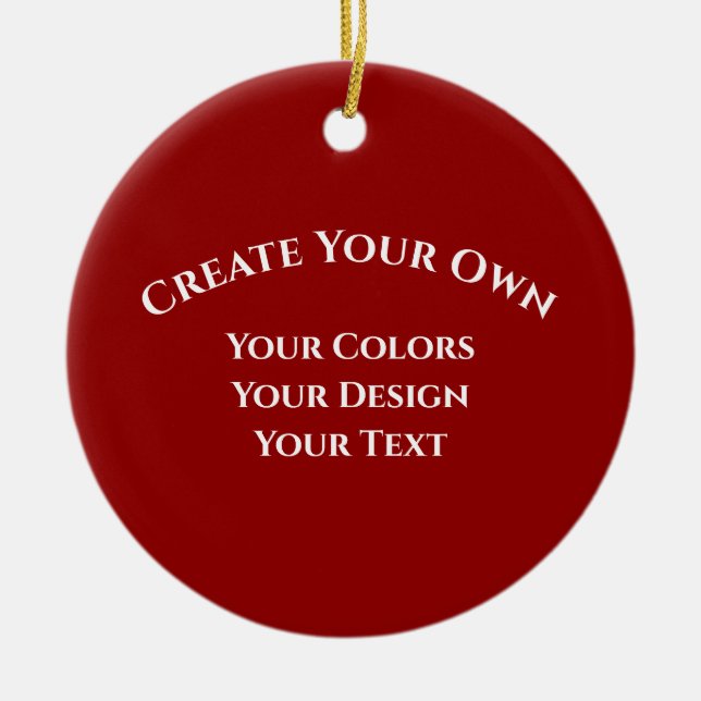 Create Your Own Ceramic Tree Decoration (Front)
