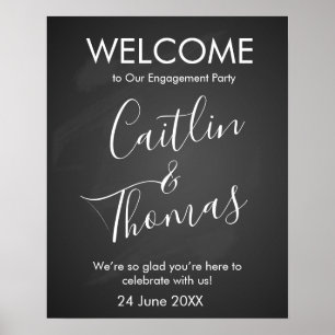 Create your own chalkboard party sign