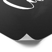Create your own chalkboard party sign (Corner)