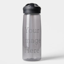 Create Your Own Charcoal 25 oz Water Bottle