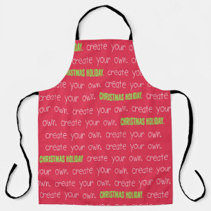 Create Your Own Christmas Apron