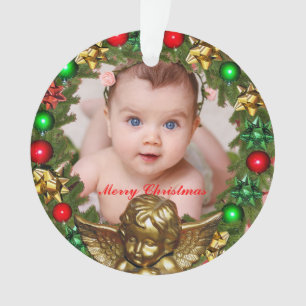 Create Your Own Christmas Baby Photo Ornament