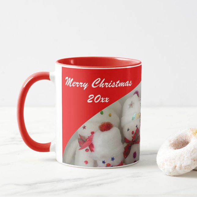 Create your own Christmas coffee mug (With Donut)