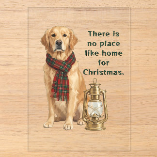 Create Your Own Christmas Dog Acrylic Invitations