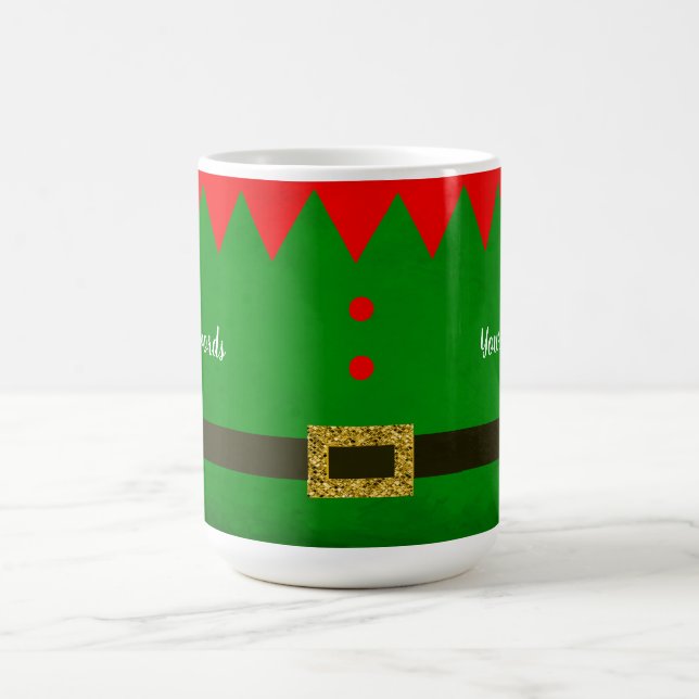 Create Your Own Christmas Elf  Magic Mug (Center)