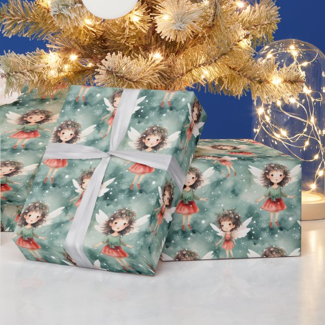 Create Your Own Christmas Faery Wrapping Paper (Holidays)