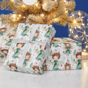 Create Your Own Christmas Fairy Wrapping Paper