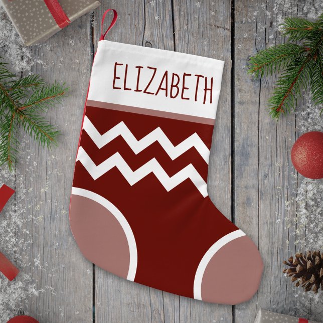 Create Your Own Christmas Family Matching Couple Small Christmas Stocking (Creator Uploaded)
