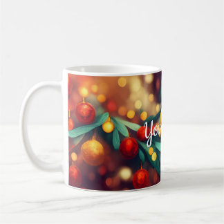 Create Your Own Christmas Ornaments Coffee Mug