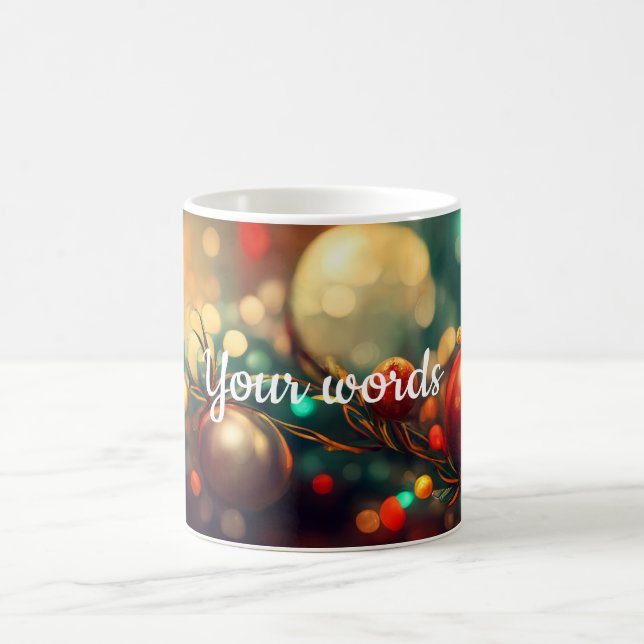 Create Your Own Christmas Ornaments Magic Mug (Center)