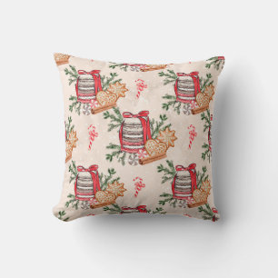 Create Your Own Christmas Treats Cream Cushion