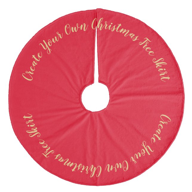 Create Your Own Christmas Tree Skirt (Front)