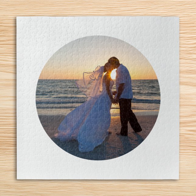 Create Your Own Circle Shape Wedding Jigsaw Puzzle (Create Your Own Circle Shape Wedding Jigsaw Puzzle)
