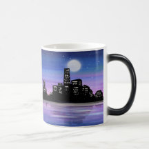 Create Your Own City at Night on Water