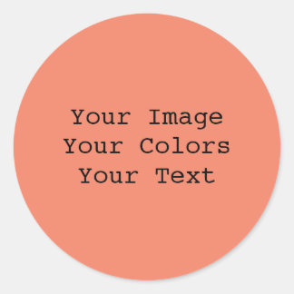 Create Your Own Classic Round Sticker