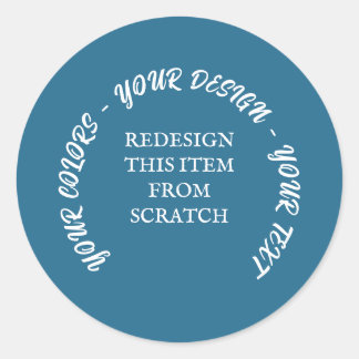 Create Your Own Classic Round Sticker