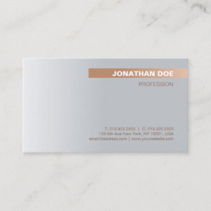 Create Your Own Classy Modern Premium Silk Luxe Business Card