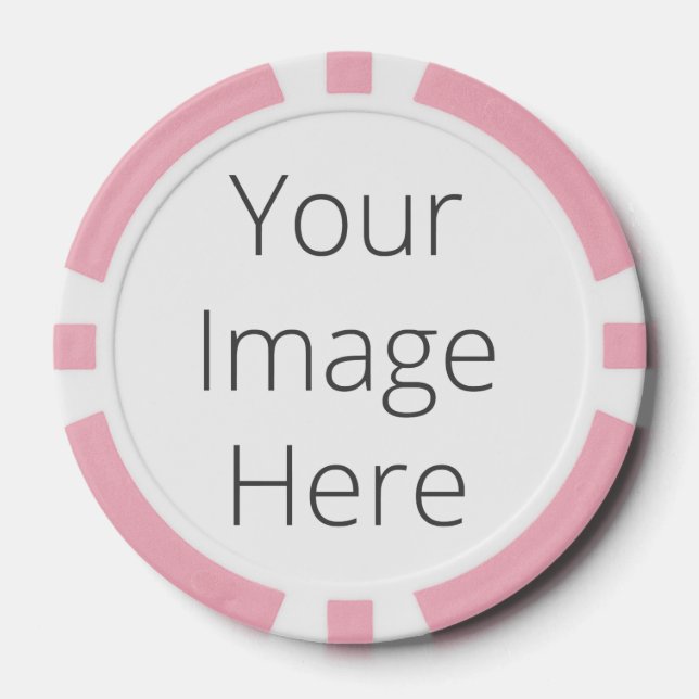 Create Your Own Clay Poker Chips, Solid Edge Chips (Front)