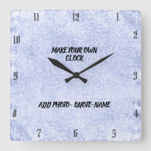 CREATE YOUR OWN CLOCK