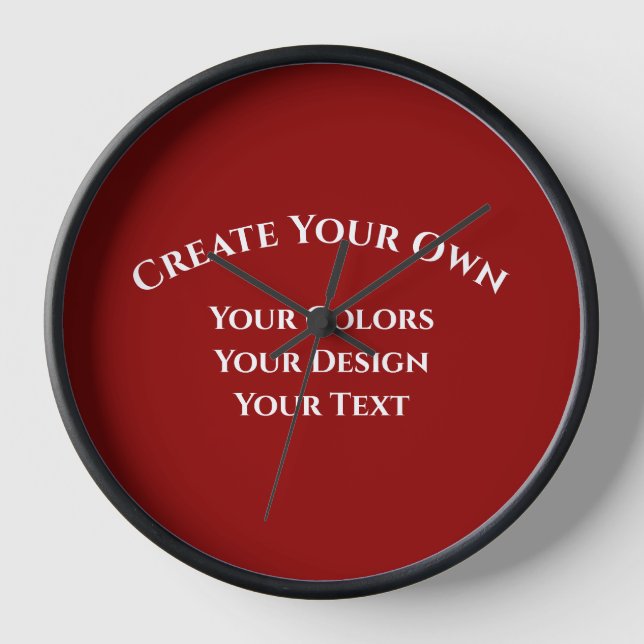 Create Your Own Clock (Front)