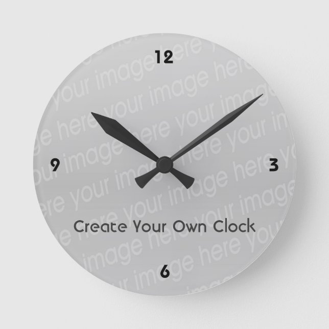 Create Your Own Clock - Style 4 (Front)