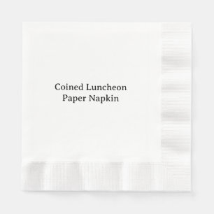 Create Your Own Coined Luncheon Paper Napkin