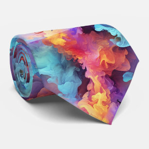 Create Your Own Colorul Alcohol Ink Plumes Tie