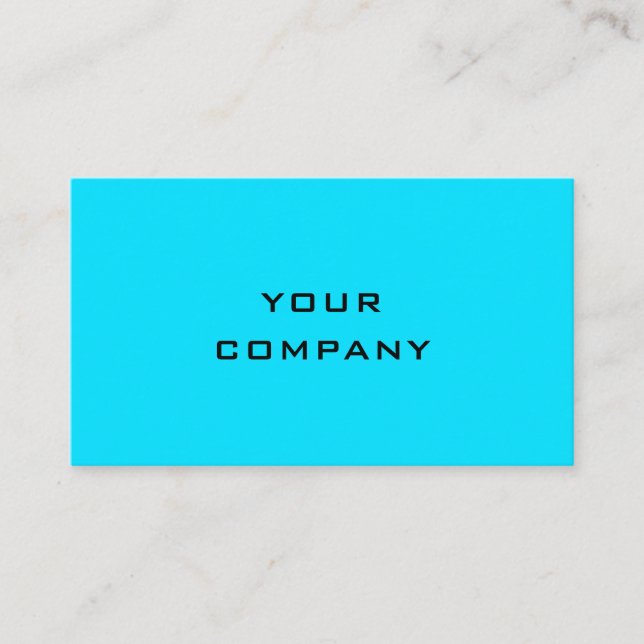 Create Your Own Colour Business Cards Template (Front)